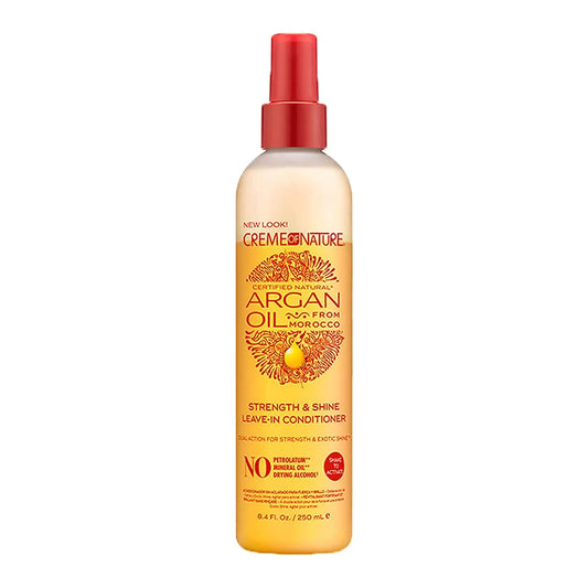 Creme of Nature, Argan Oil Leave In Conditioner, Detangling and Conditioning Formula for Normal Hair 8.45 Fl Oz 8.4 Fl Oz (Pack of 1)