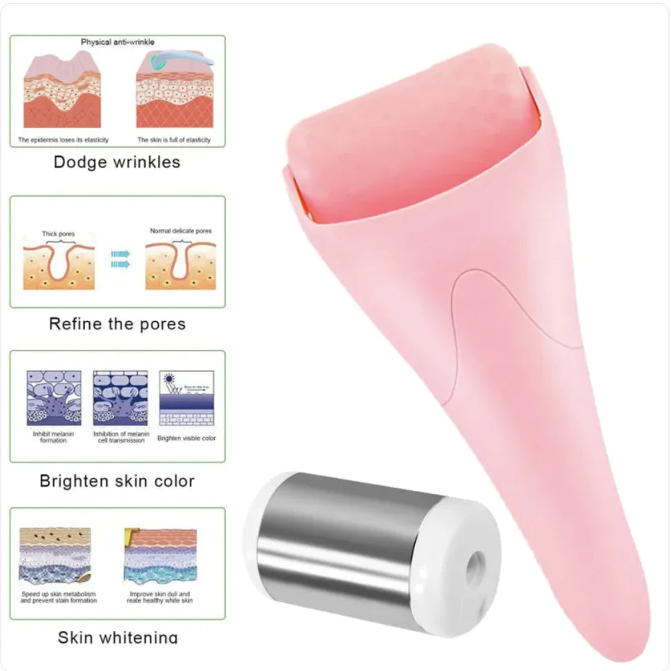 Plastic Facial Ice Roller for Massage