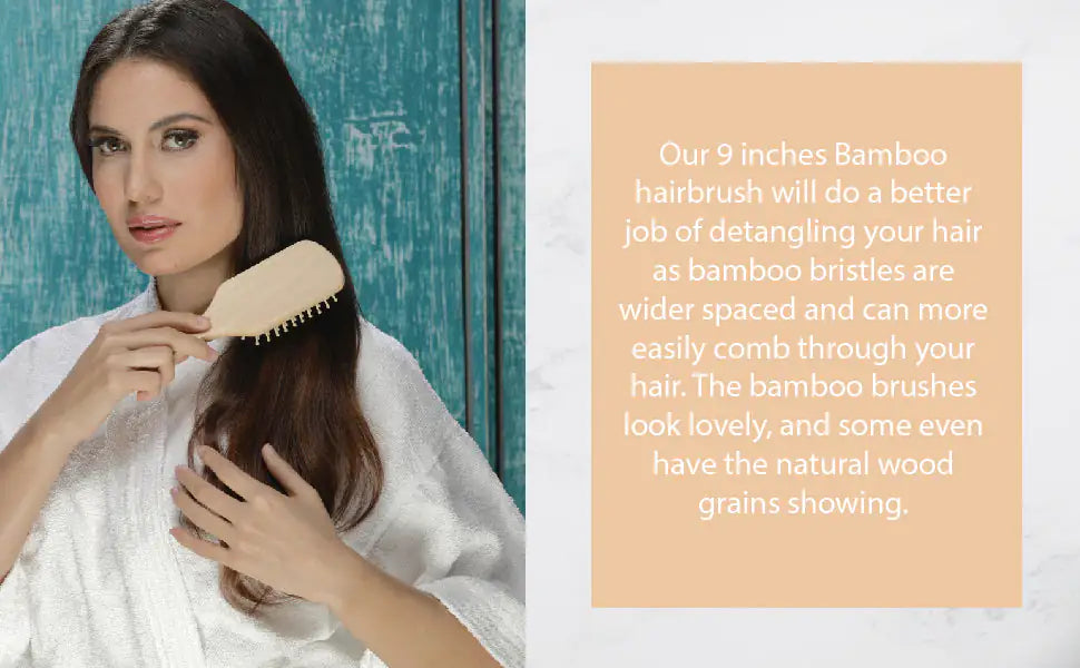 Wooden Detangling Hair Brush