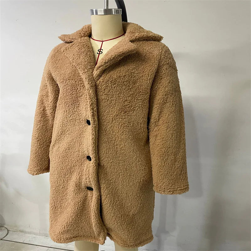 Women's  Coat Lamb Wool